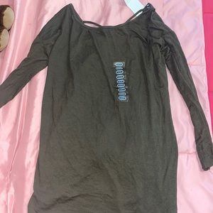 Olive green shirt